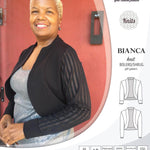 Pdf sewing pattern Bianca knit bolero, shrug, cropped cardigan by Sinclair Patterns