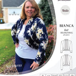 Pdf sewing pattern Bianca knit bolero, shrug, cropped cardigan by Sinclair Patterns