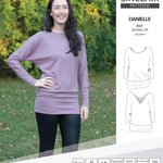 Sinclair Patterns S1041 Danielle batwing top, dolman top for women pdf sewing pattern