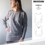 Sinclair Patterns S1041 Danielle batwing top, dolman top for women pdf sewing pattern
