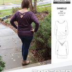 Sinclair Patterns S1041 Danielle batwing top, dolman top for women pdf sewing pattern