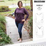 Sinclair Patterns S1041 Danielle batwing top, dolman top for women pdf sewing pattern