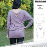 Sinclair Patterns S1041 Danielle batwing top, dolman top for women pdf sewing pattern