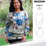 Sinclair Patterns S1041 Danielle batwing top, dolman top for women pdf sewing pattern
