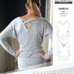 Sinclair Patterns S1041 Danielle batwing top, dolman top for women pdf sewing pattern