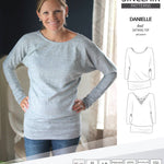Sinclair Patterns S1041 Danielle batwing top, dolman top for women pdf sewing pattern