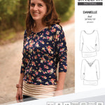 Sinclair Patterns S1041 Danielle batwing top, dolman top for women pdf sewing pattern