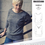 Sinclair Patterns S1041 Danielle batwing top, dolman top for women pdf sewing pattern