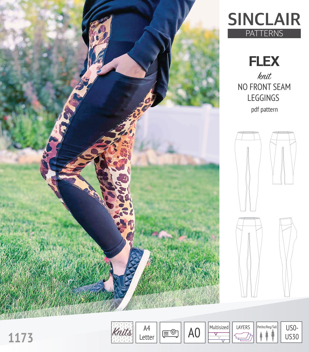 Leggings with pockets pattern best sale